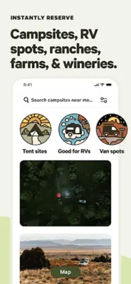 Hipcamp Camping, RVs & Cabins android App screenshot 5